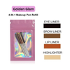 Golden Glam / Pen + Refill Four-in-one Makeup Pen