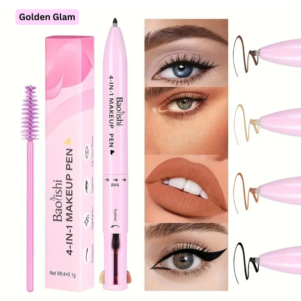 Golden Glam / Single Pen Four-in-one Makeup Pen