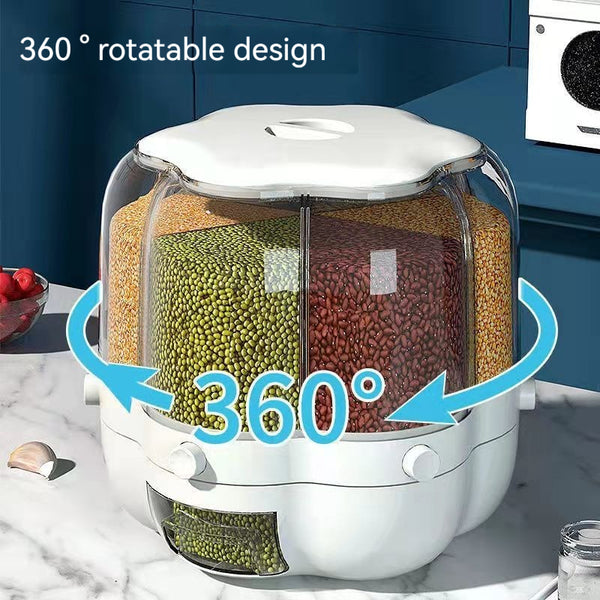 Grain Rotating Rice Bucket